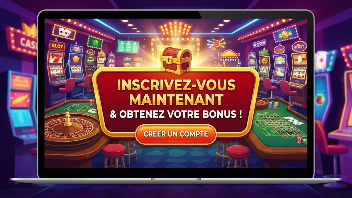 Inscription avec bonus